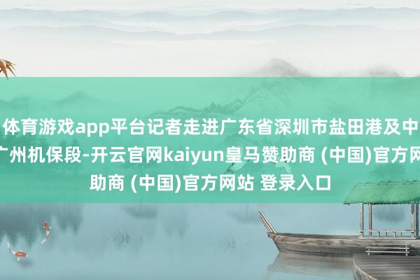 体育游戏app平台记者走进广东省深圳市盐田港及中铁特货公司广州机保段-开云官网kaiyun皇马赞助商 (中国)官方网站 登录入口